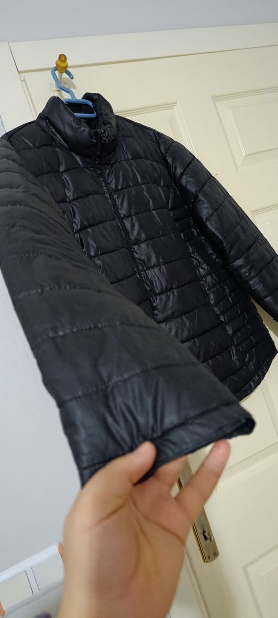 Siyah Fermuarlı erkek mont - Görsel 3