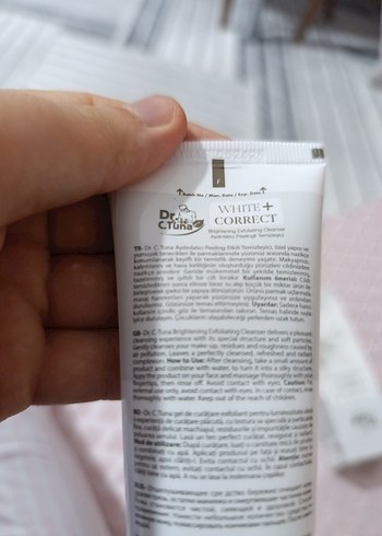 Dr. C. Tuna White+ Correct Aydınlatıcı Temizleyici 100 ml - Görsel 4