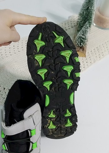 Gri Erkek Çocuk Cırt Cırtlı Bot - Görsel 4