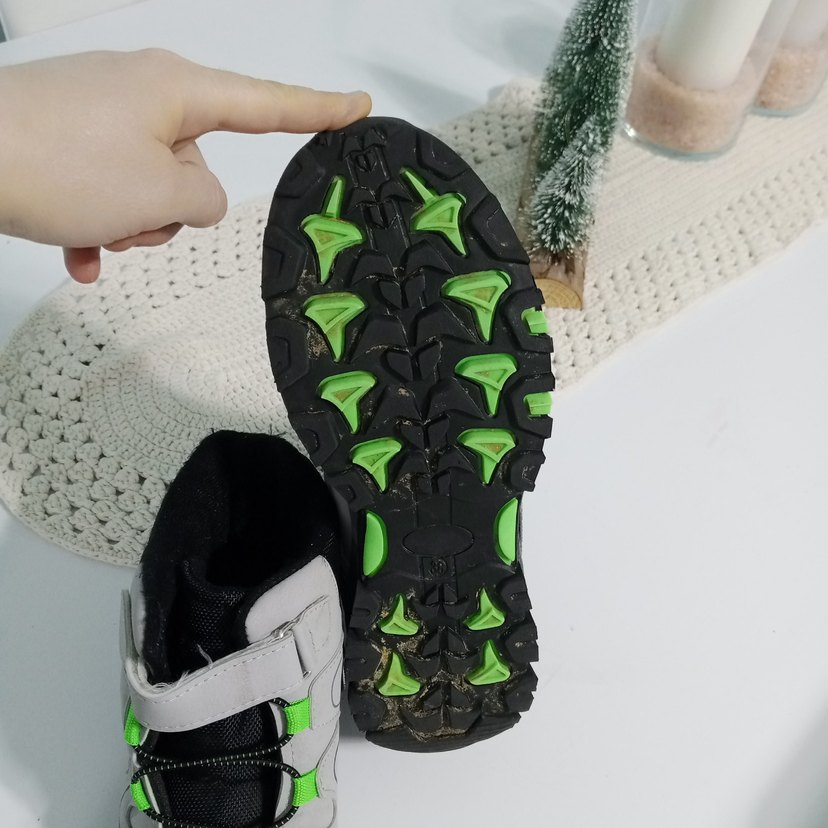 Gri Erkek Çocuk Cırt Cırtlı Bot - Görsel 4