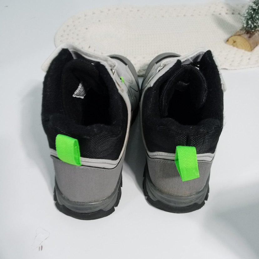 Gri Erkek Çocuk Cırt Cırtlı Bot - Görsel 2