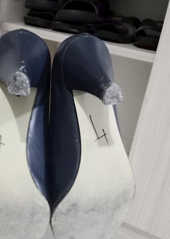 Klasik Lacivert Stiletto Topuklu Kadın Ayakkabı - Görsel 3