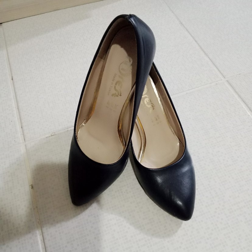 Klasik Lacivert Stiletto Topuklu Kadın Ayakkabı - Görsel 2