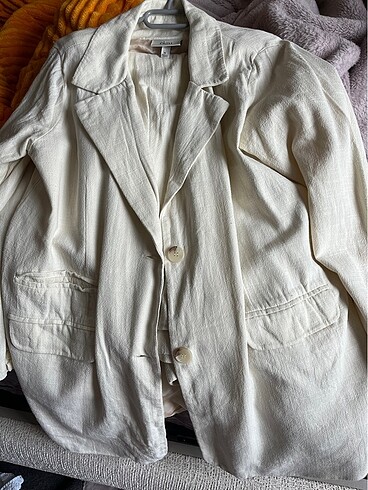 m Beden camel Renk blazer takım