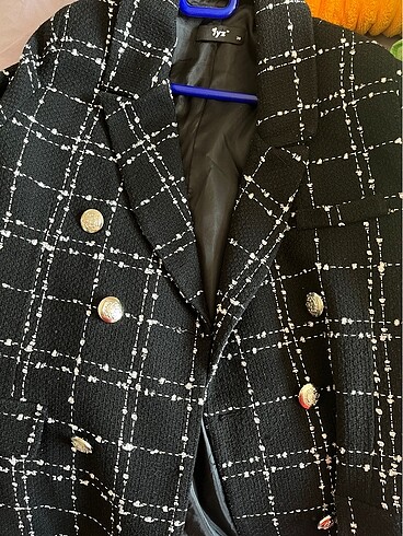 Trendyol & Milla desenli siyah blazer ceket