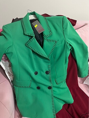 yeşil blazer ceket