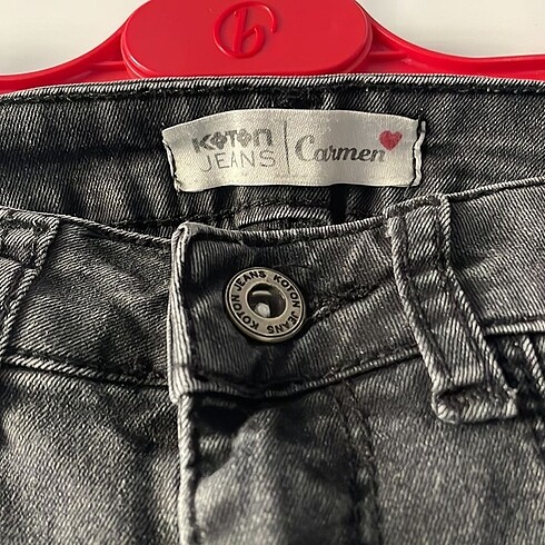 Koton Koton Jeans Antrasit Likralı Kot Pantolon