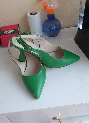 Diğer Stiletto yeşil ayakkabı