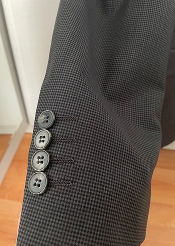 Gri Erkek Ofis Takım Elbise Ceket - Görsel 2