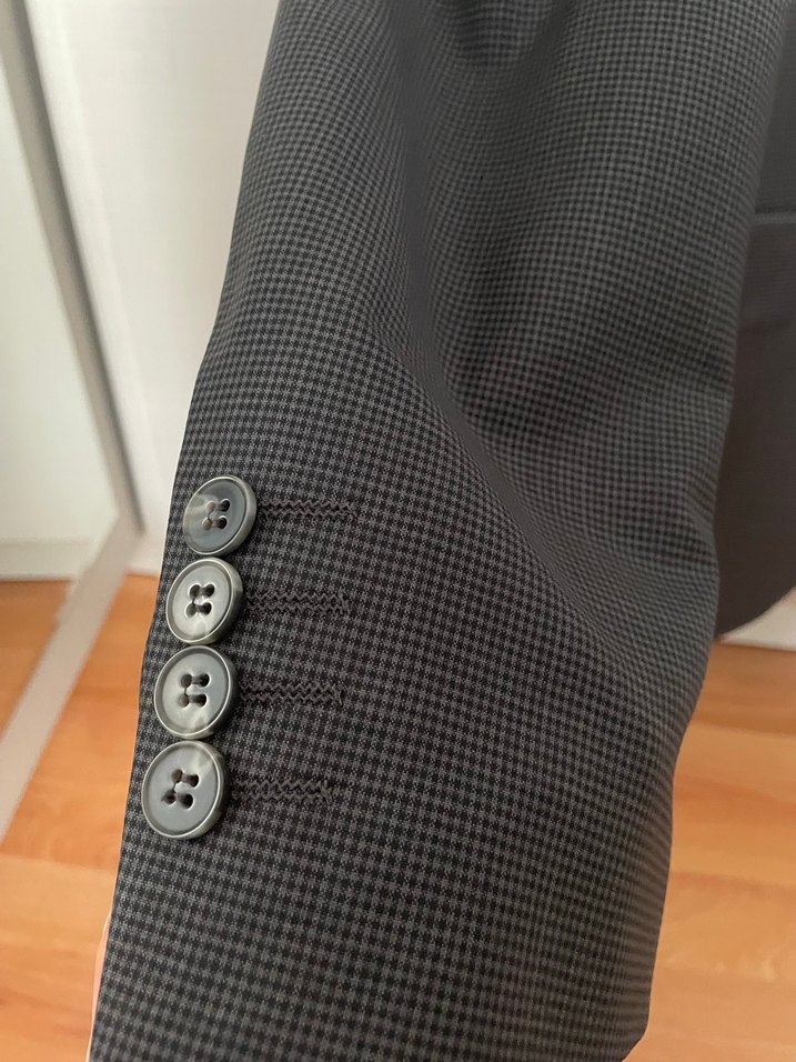 Gri Erkek Ofis Takım Elbise Ceket - Görsel 2