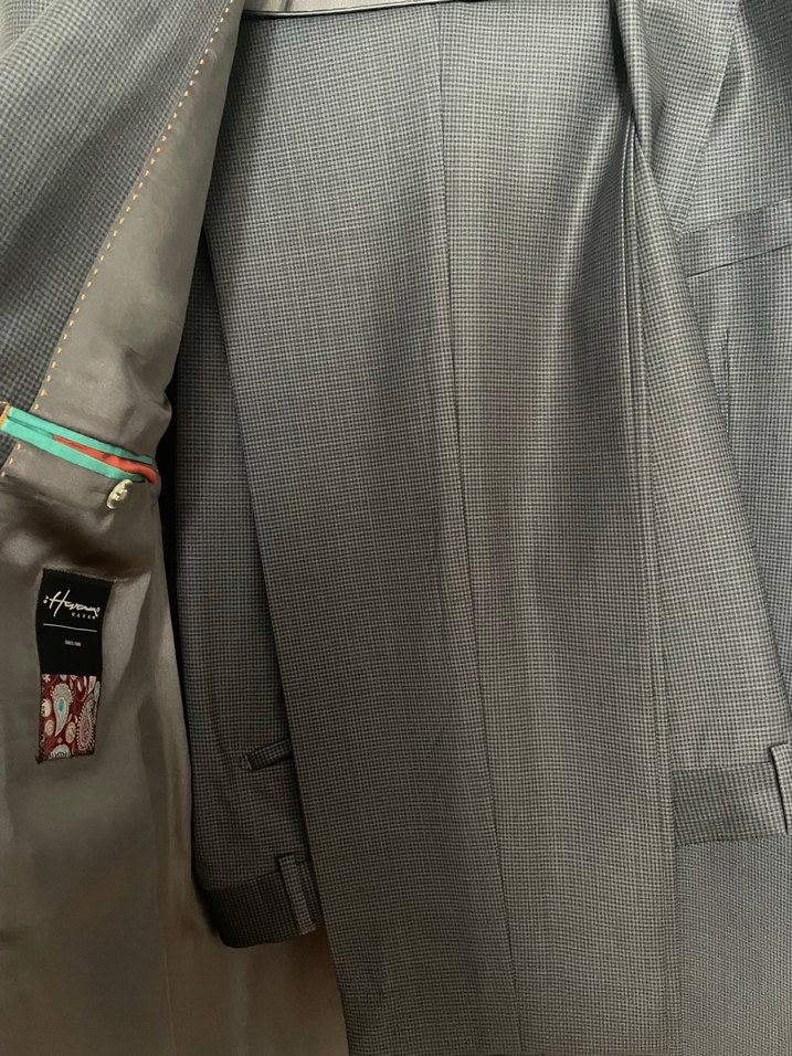 Gri Erkek Ofis Takım Elbise Ceket - Görsel 5