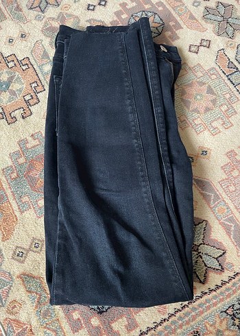 Kadın Lacivert Midi Kot Pantolon - Görsel 2