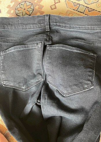 Kadın Lacivert Midi Kot Pantolon - Görsel 3