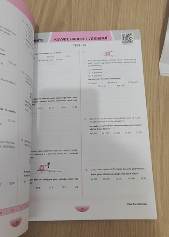  Limit YKS Fizik Soru Bankası TYT