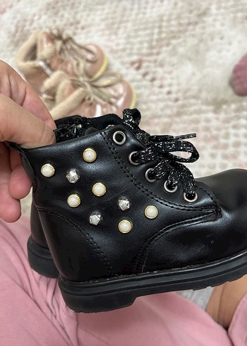 Kız Çocuk Siyah Gotik bot - Görsel 3