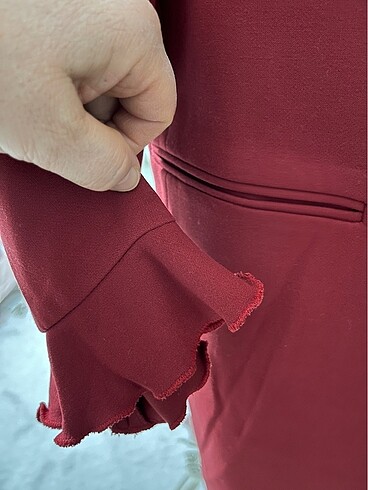 xxl Beden kırmızı Renk Koton Marka Kaban/Uzun Kışlık Ceket