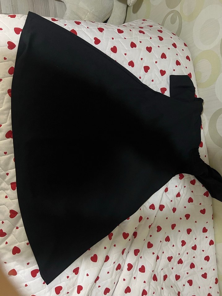 Siyah Midi boy Çan elbise - Görsel 5