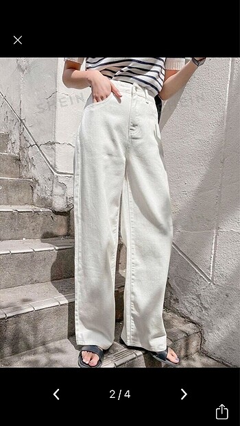 Sheinside Keten pantolon