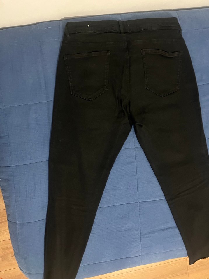 Zara bayan sikini jean pantolon - Görsel 4