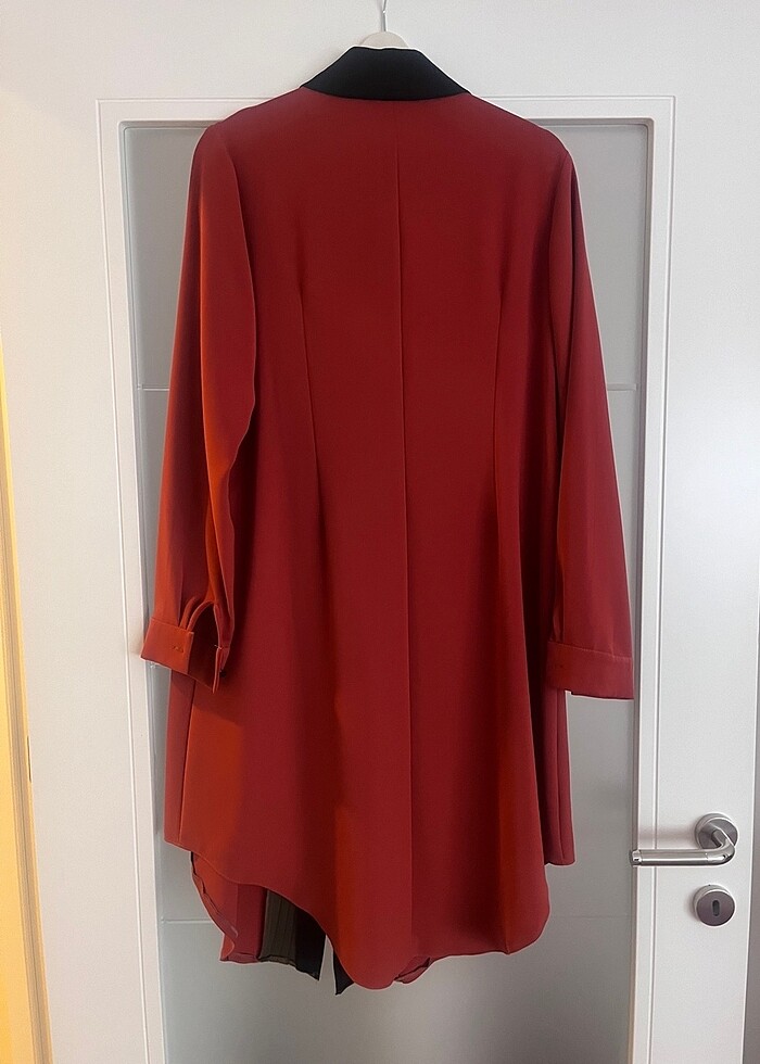 Krep kumaş tunik - Görsel 2