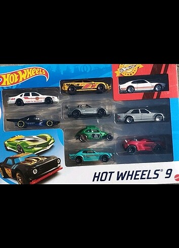 Hot wheels 9 lu set