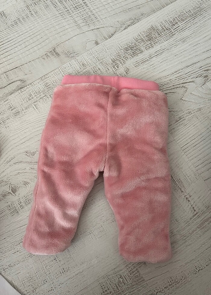 Kız bebek takım , alt üst takım , peluş takım - Görsel 3