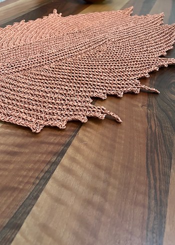 Bohem Tarzda El Örgüsü Masa Örtüsü - Görsel 2