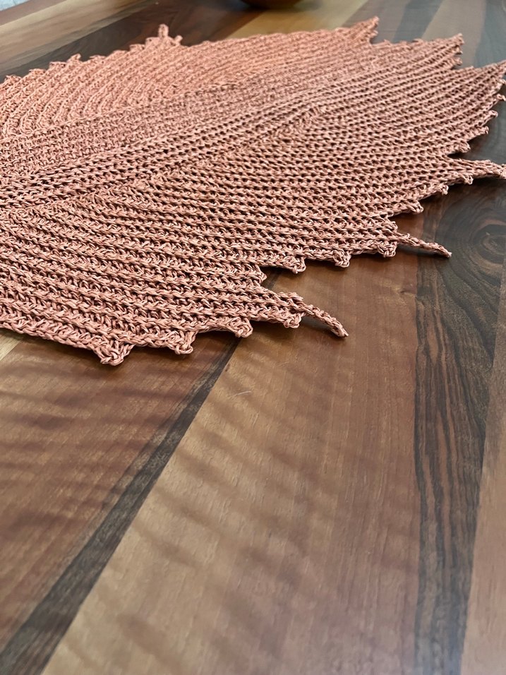 Bohem Tarzda El Örgüsü Masa Örtüsü - Görsel 2