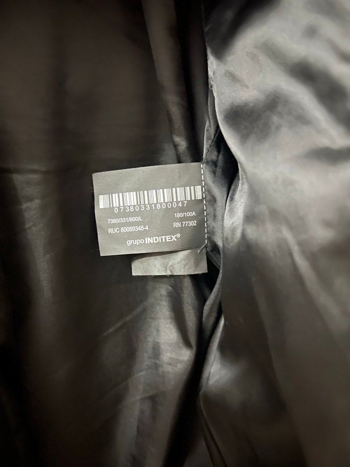 Düğmeli Siyah kase Erkek Kaban - Görsel 4