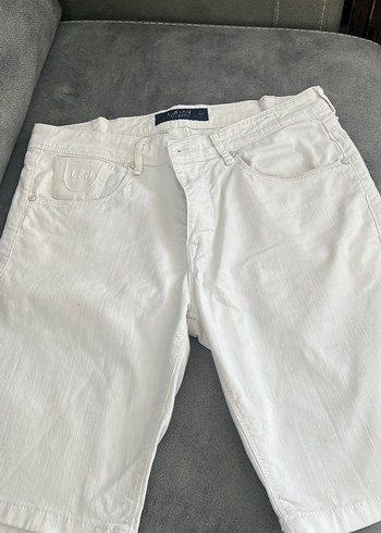 Lufian Beyaz Denim Sort