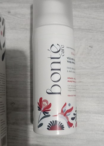 Bonté Care Ultra Glow Yüz Beyazlatıcı ve Yaşlanma Karşıtı Krem - Görsel 2