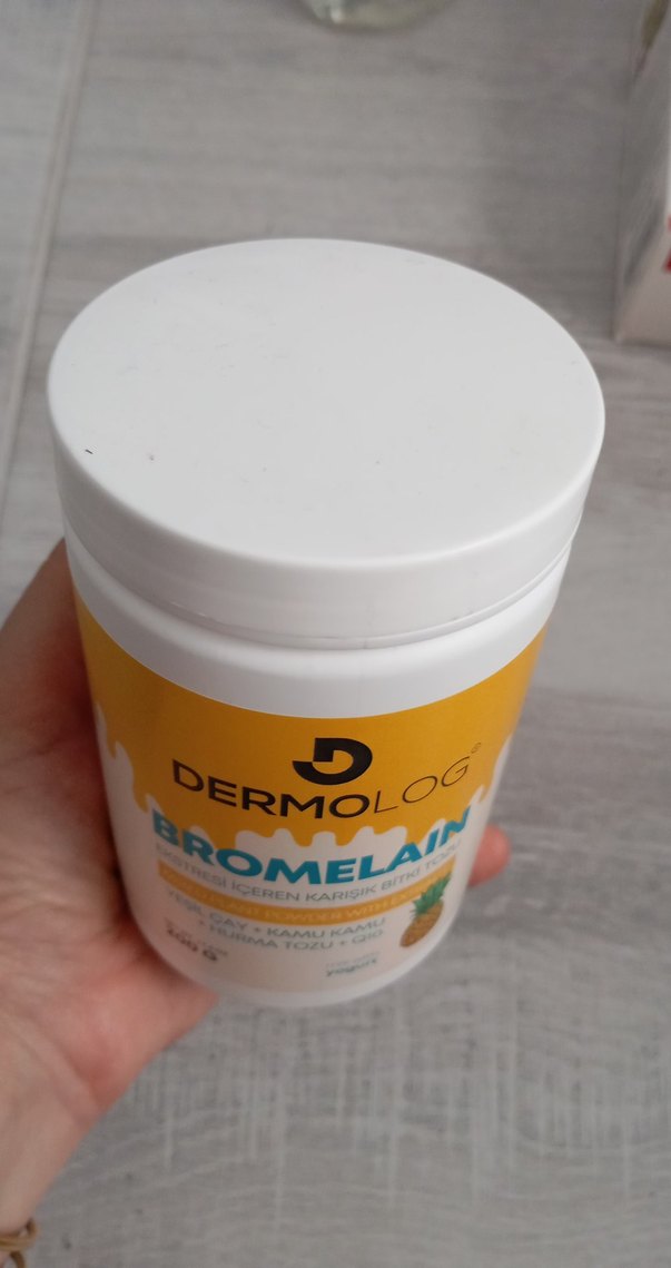 DermoLog Bromelain Bitki Tozu 200g - Görsel 3