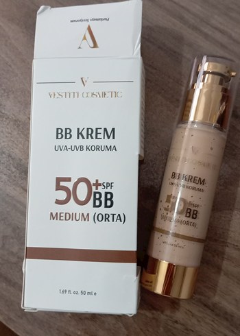 Diğer Vestiti Cosmetic BB Krem SPF 50 Medium 50 ml