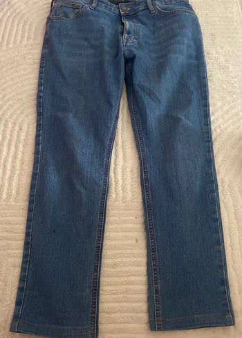Kadın Mavi Denim Normal Boy Jean
