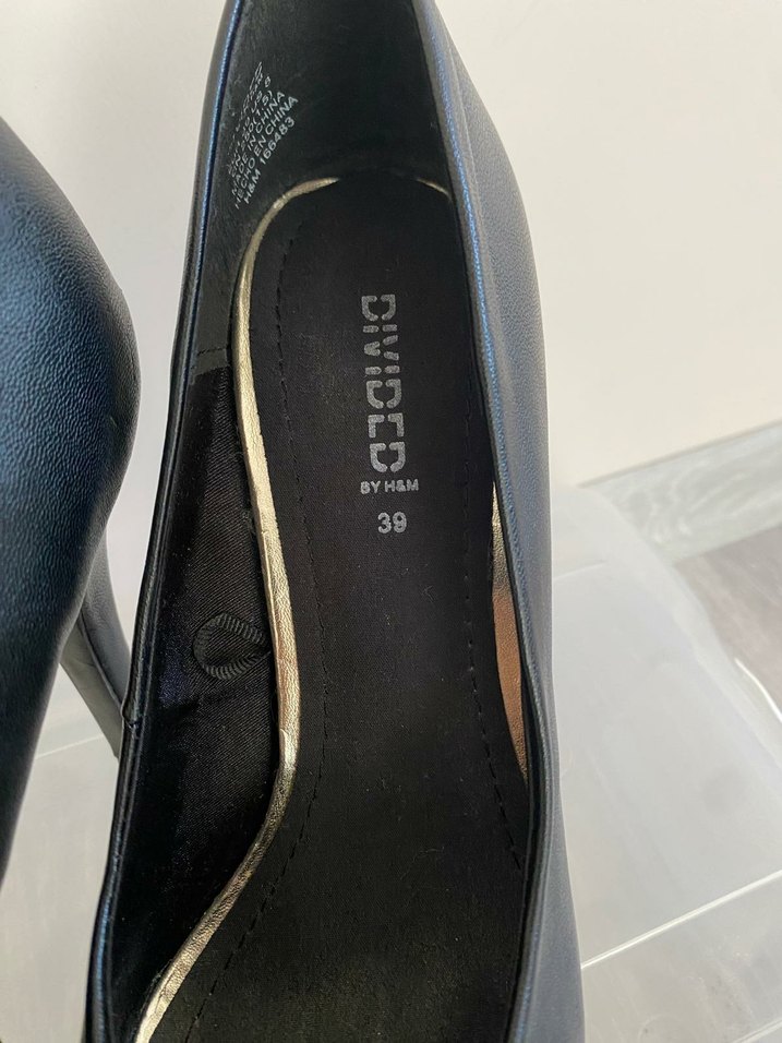 Siyah Kadın Stiletto Orjinal Deri - Görsel 2