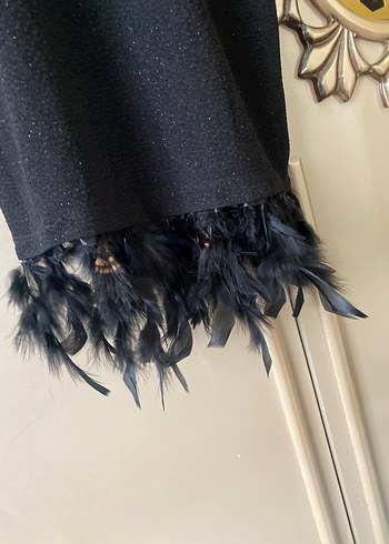 Simli gece elbisesi - Görsel 4