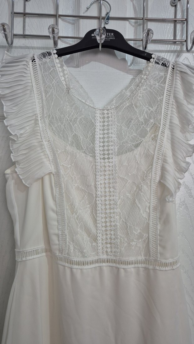 Şifon elbise - Görsel 4