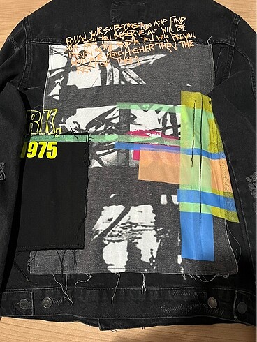s Beden siyah Renk Zara unisex kot ceket