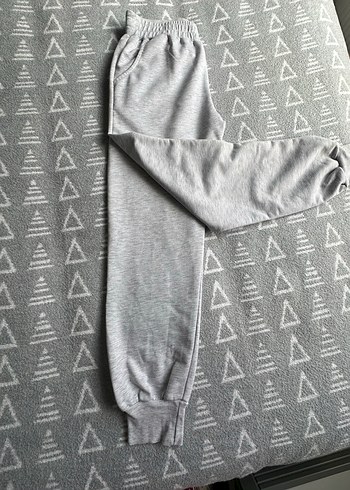 Gri Rahat Kesim Kadın Eşofman Altı - Görsel 2