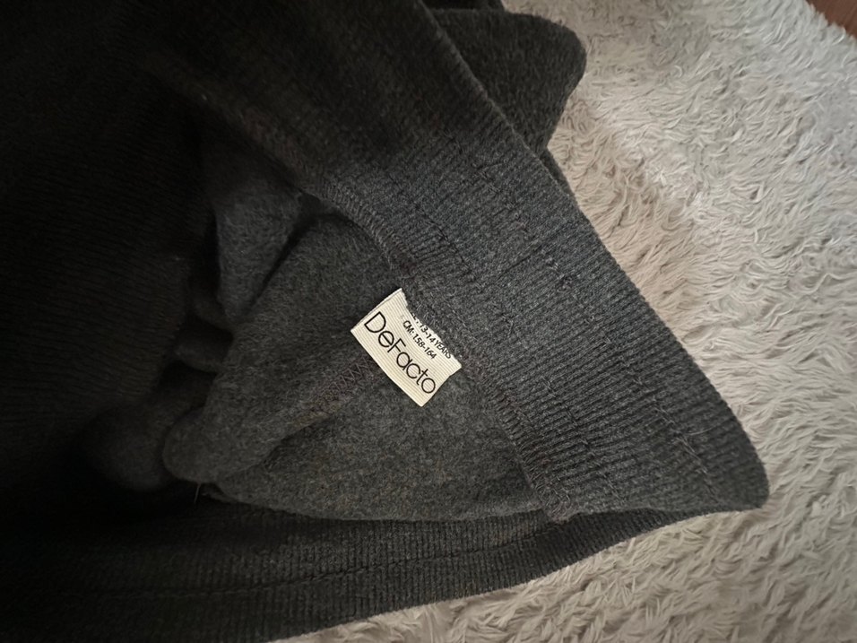 Gri Erkek Street Wear Polar Sweatshirt - Görsel 3