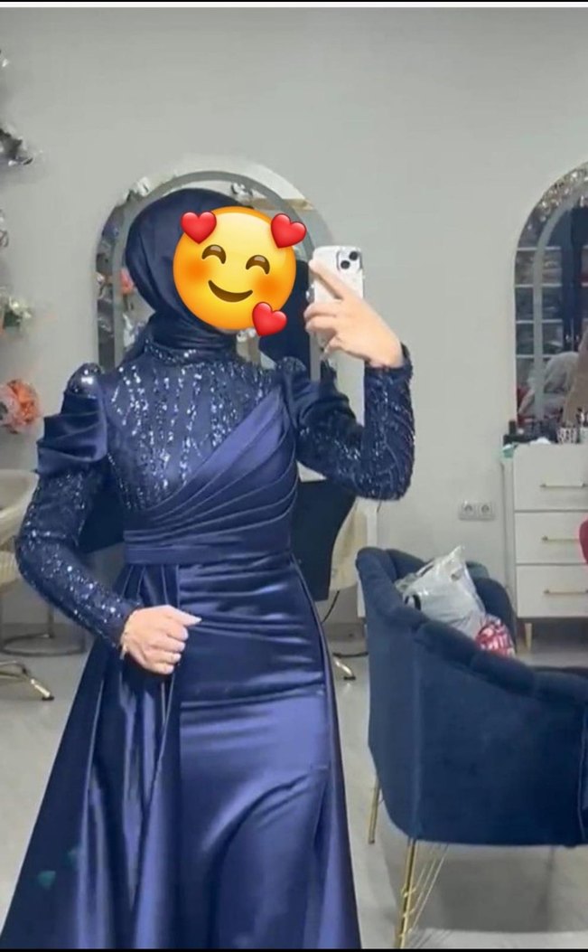 tesettür #Abiye# Elbise - Görsel 2