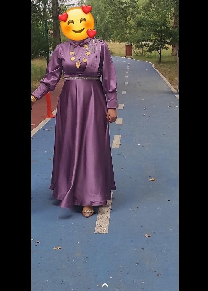 Saten #Tessetur #abiye #elbise - Görsel 2