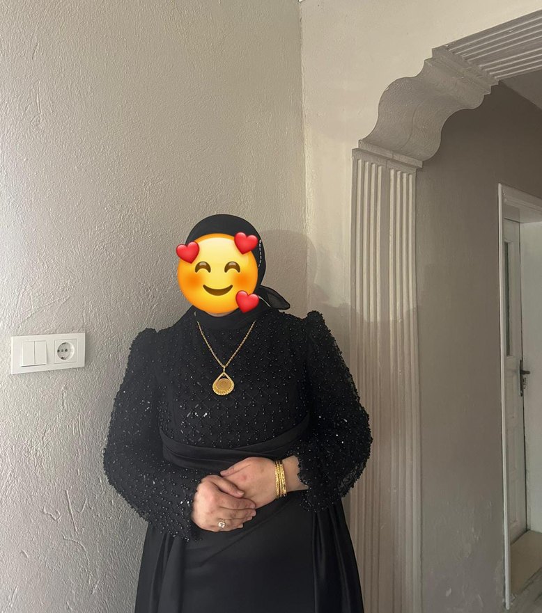 tesettür #saten# abiye #elbise - Görsel 3