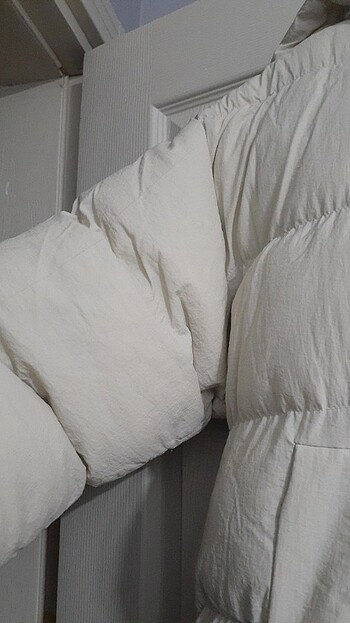 Kadın elyaf mont - Görsel 3