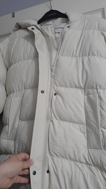 Kadın elyaf mont - Görsel 4