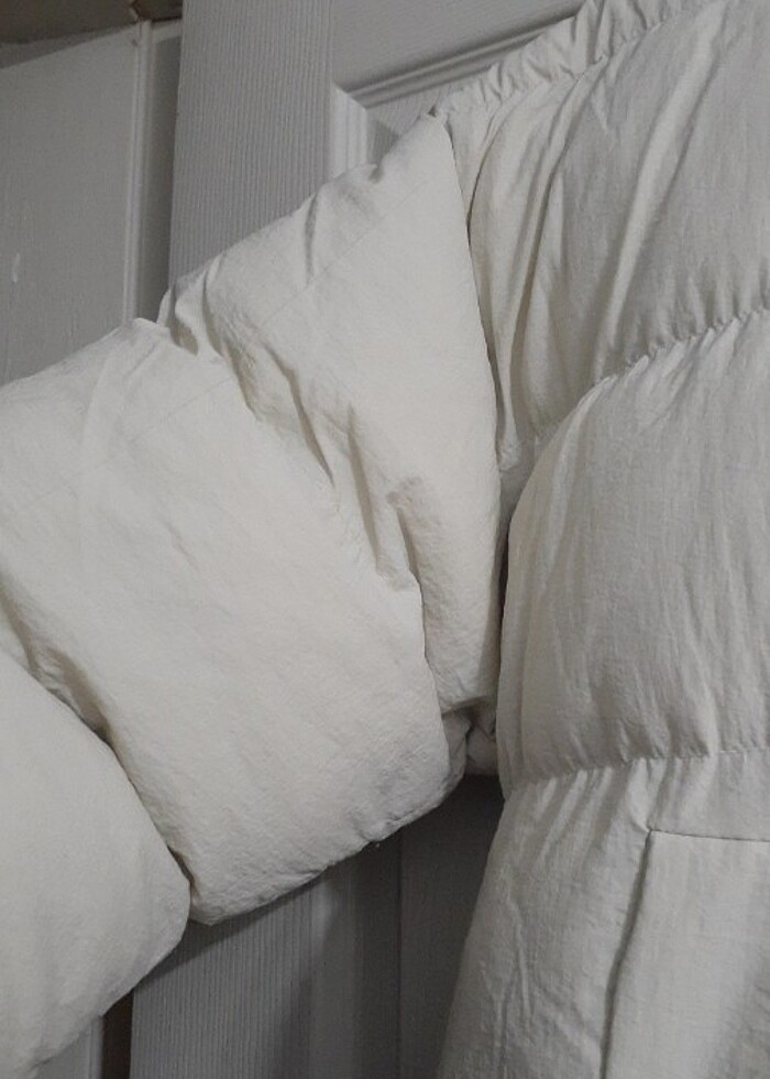 Kadın elyaf mont - Görsel 3