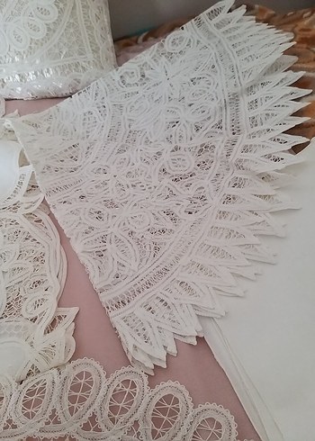 Yeni el işlemeli dantel angeles salon takımı - Görsel 4