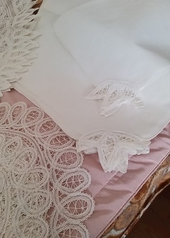 Yeni el işlemeli dantel angeles salon takımı - Görsel 3