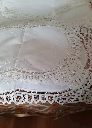 Yeni el işlemeli dantel angeles salon takımı - Görsel 7