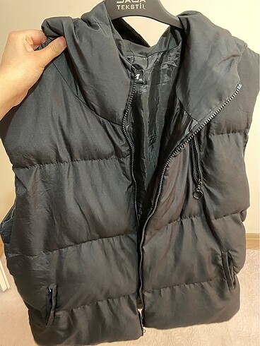 Meed Fashion Siyah şişme yelek